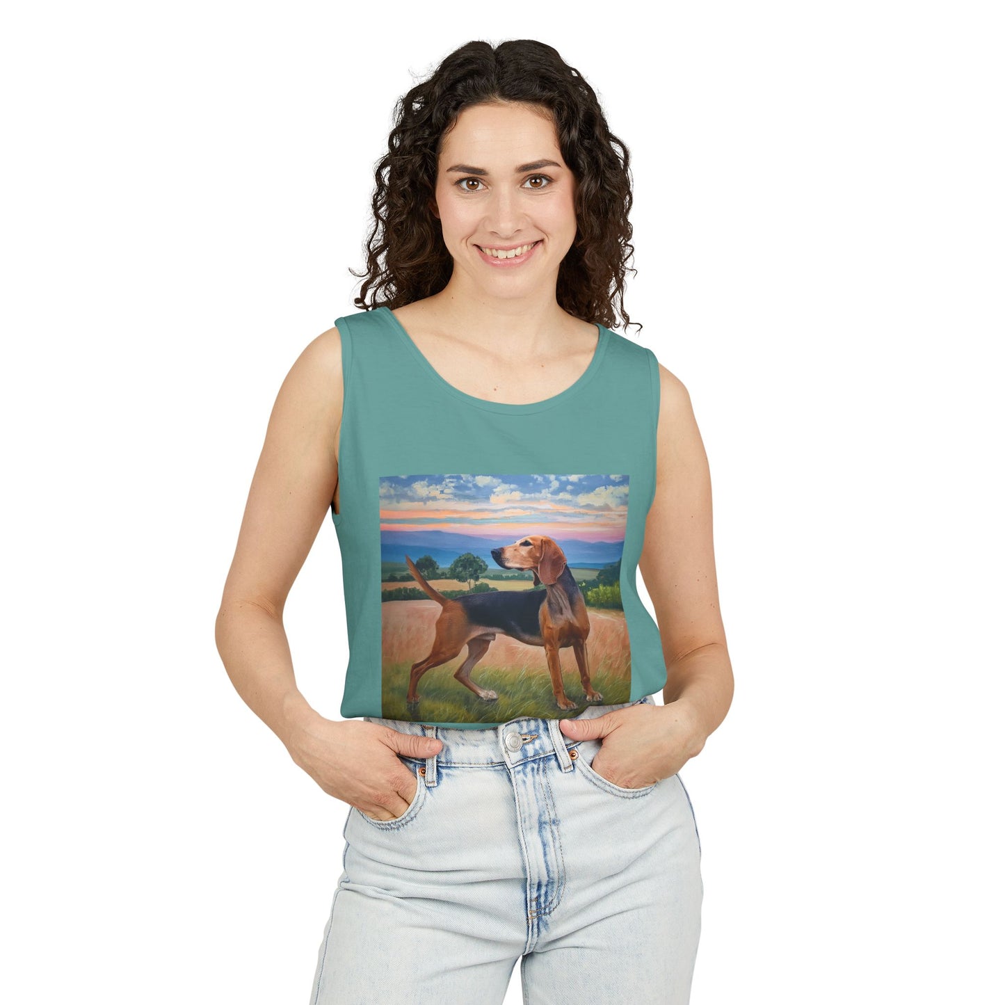 Segugio Italiano  - Unisex Relaxed Fit Garment-Dyed Tank Top