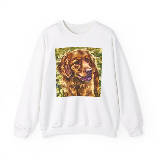 Nova Scotia Duck Tolling Retriever Unisex 50/50 Crewneck Sweatshirt