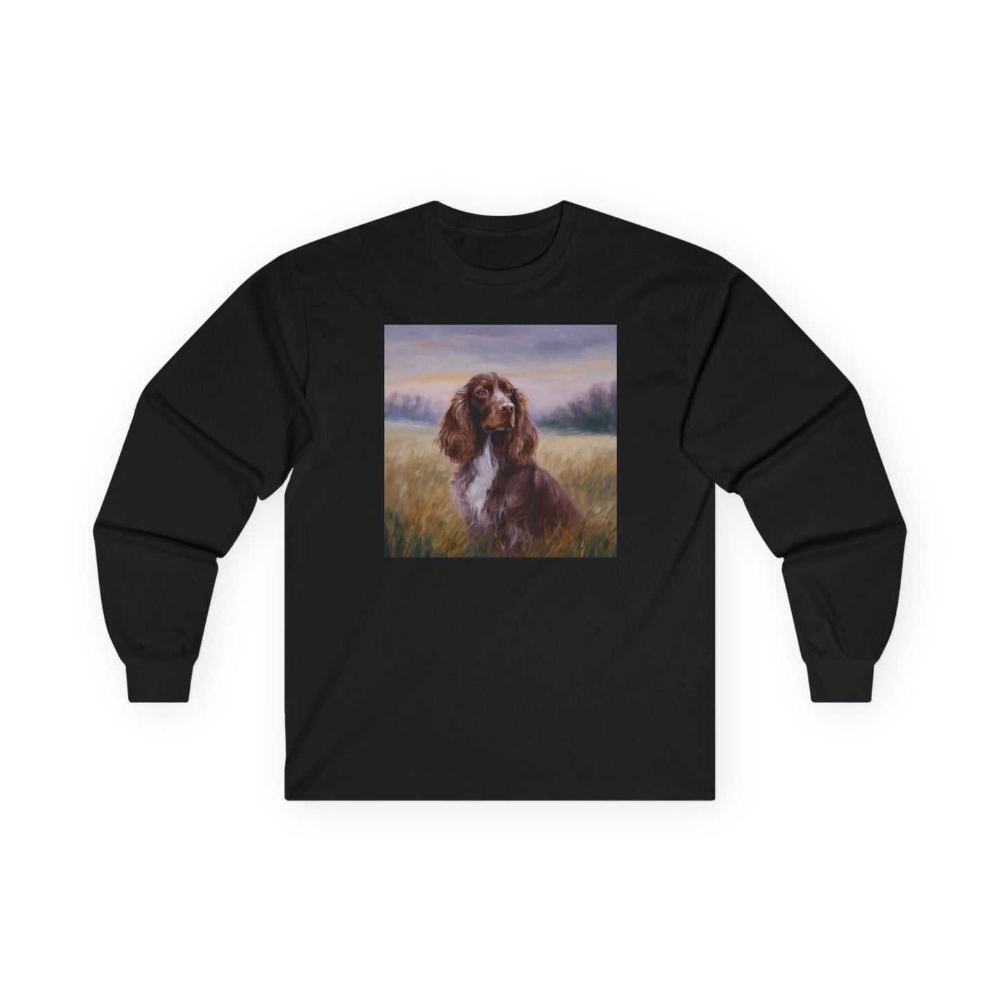 Field Spaniel Unisex Cotton Long Sleeve Tee