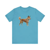 Shikoku - Japanese Hunting Dog Unisex Jersey Short Sleeve Tee