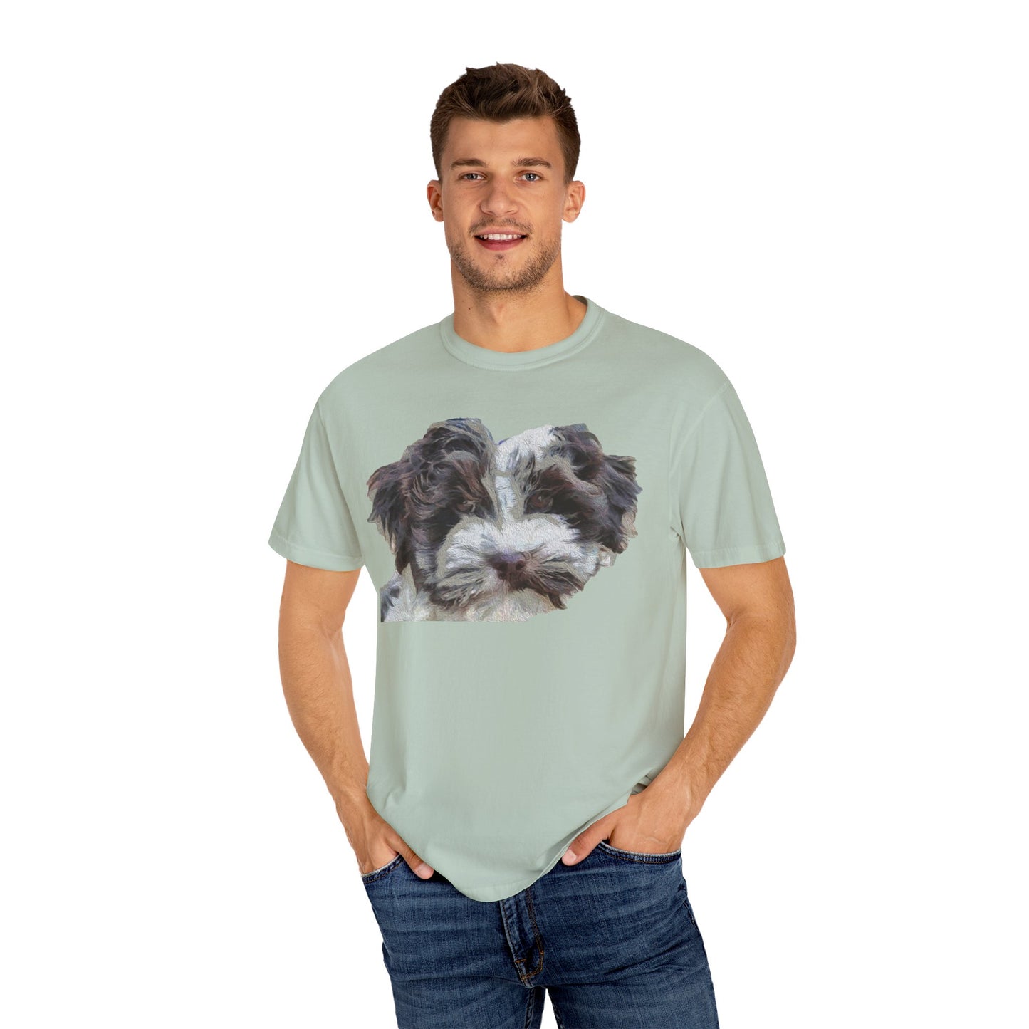 Havanese 'Fideo' Unisex-Adult Relaxed Fit Garment-Dyed T-shirt