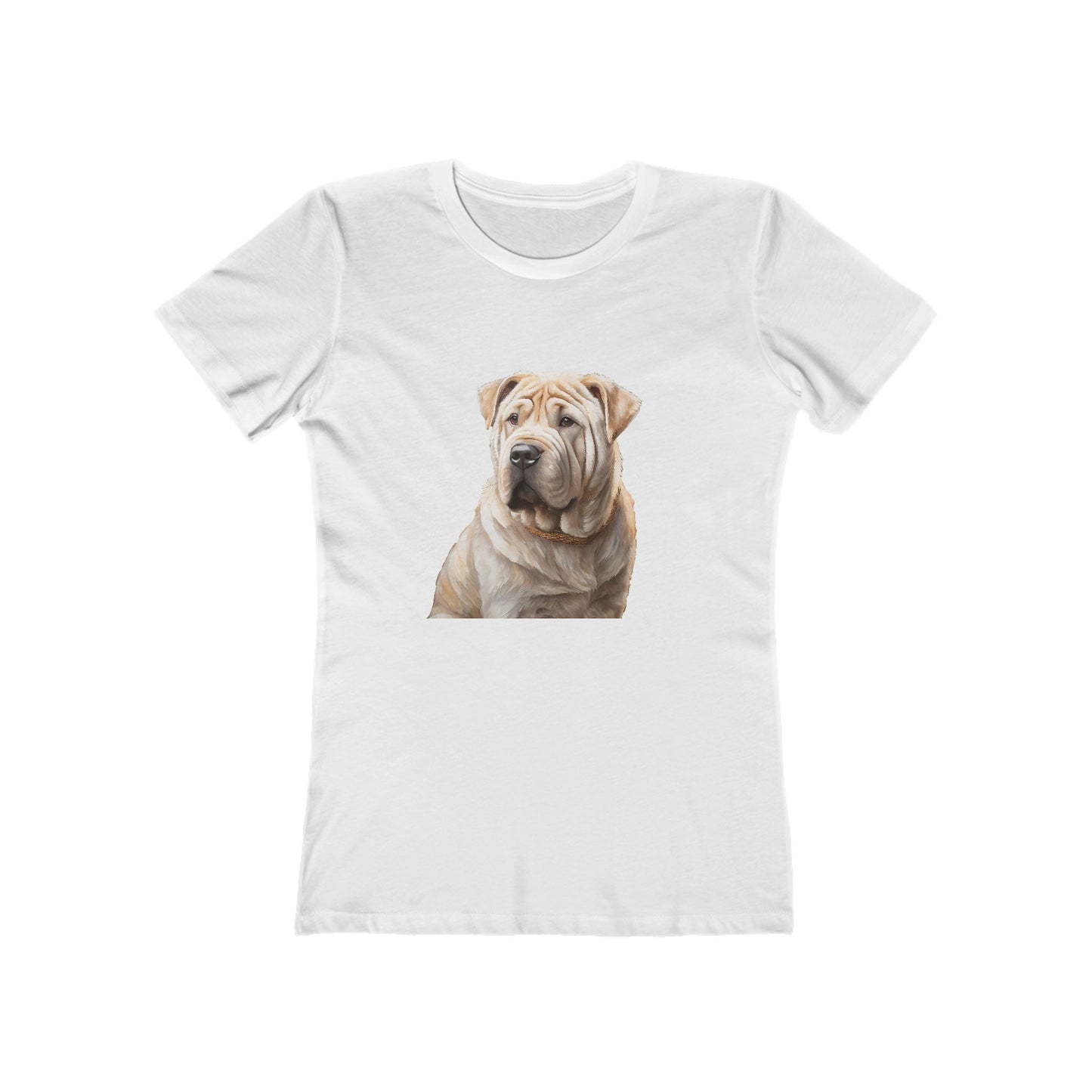 Chinese Shar-Pei Women's Slim Fitted Ringspun Cotton Tee