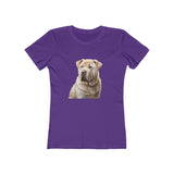 Chinese Shar-Pei Women's Slim Fitted Ringspun Cotton Tee