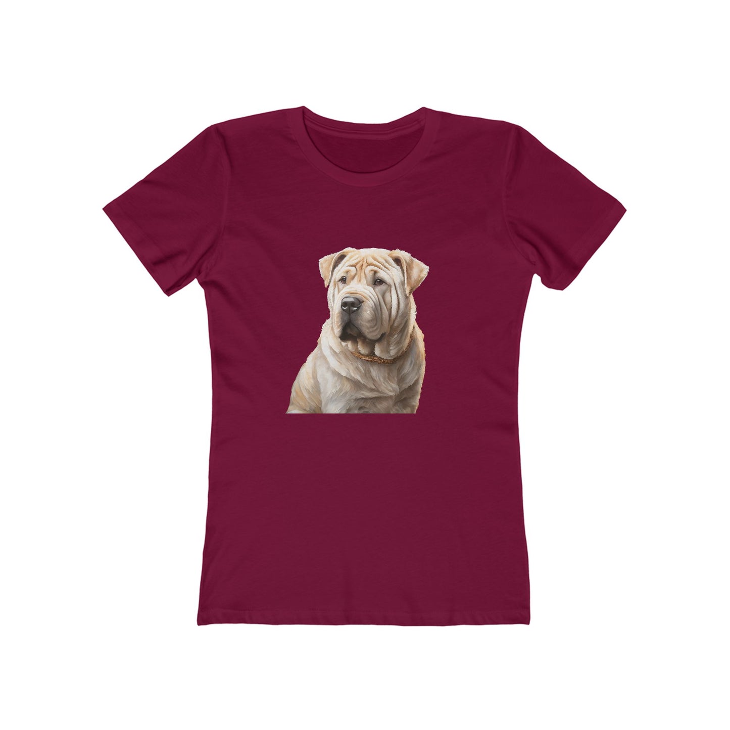 Chinese Shar-Pei Women's Slim Fitted Ringspun Cotton Tee