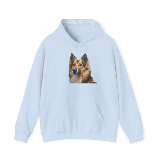 Icelandic Sheepdog 50/50 Hooded Sweatshirt