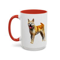 Akita - Ceramic Accent Coffee Mug - 2 Sizes