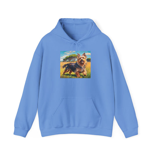 Australian Terrier Unisex 50/50 Hooded Sweatshirt
