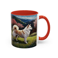 Kishu Ken - Ceramic Accent Coffee Mug (11, 15oz)