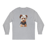 Lupis Unisex Classic Cotton Long Sleeve T-Shirt for Yorkie Lovers