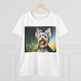 Yorkie #3 Women's Midweight Cotton Tee
