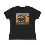 Australian Terrier Women's Relaxed Fit Cotton Tee