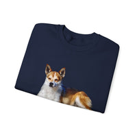 Norwegian Lundehund Unisex 50/50 Crewneck Sweatshirt by DoggyLips™