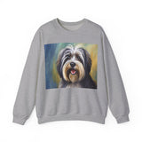 Tibetan Terrier 50/50 Crewneck Sweatshirt