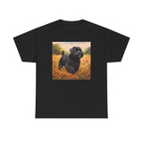 Black Russian Terrier Unisex Heavy Cotton Tee