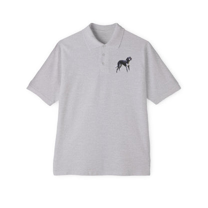 Large Munsterlander - Men's Piqué Polo Shirt
