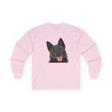 Schipperke Unisex Cotton Long Sleeve Tee