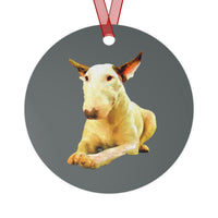 English Bull Terrier Metal Ornaments