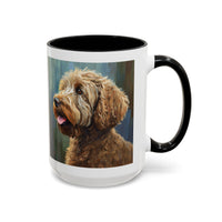 Labradoodle  =- Ceramic Accent Mug - 2 Sizes