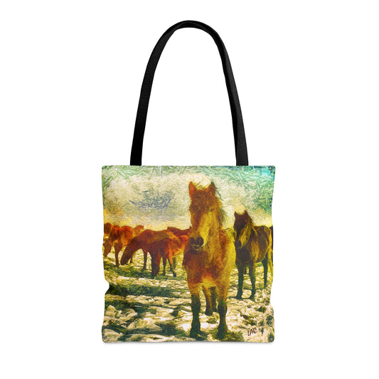 Winter Horse Team -  Tote Bag