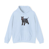 Kerry Blue Terrier 50/50 Hooded Sweatshirt