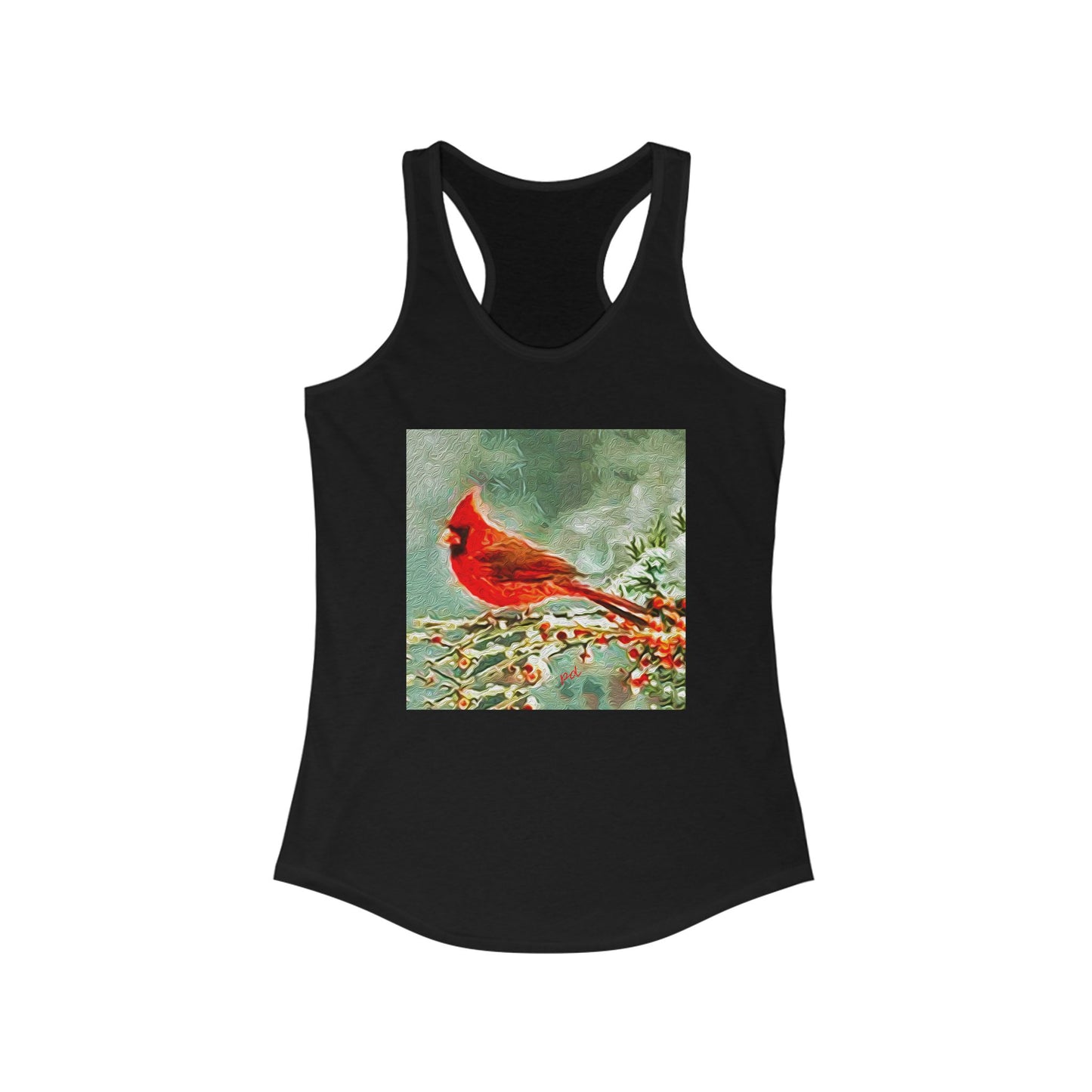 Winter Cardinal -- Women's Racerback Tank