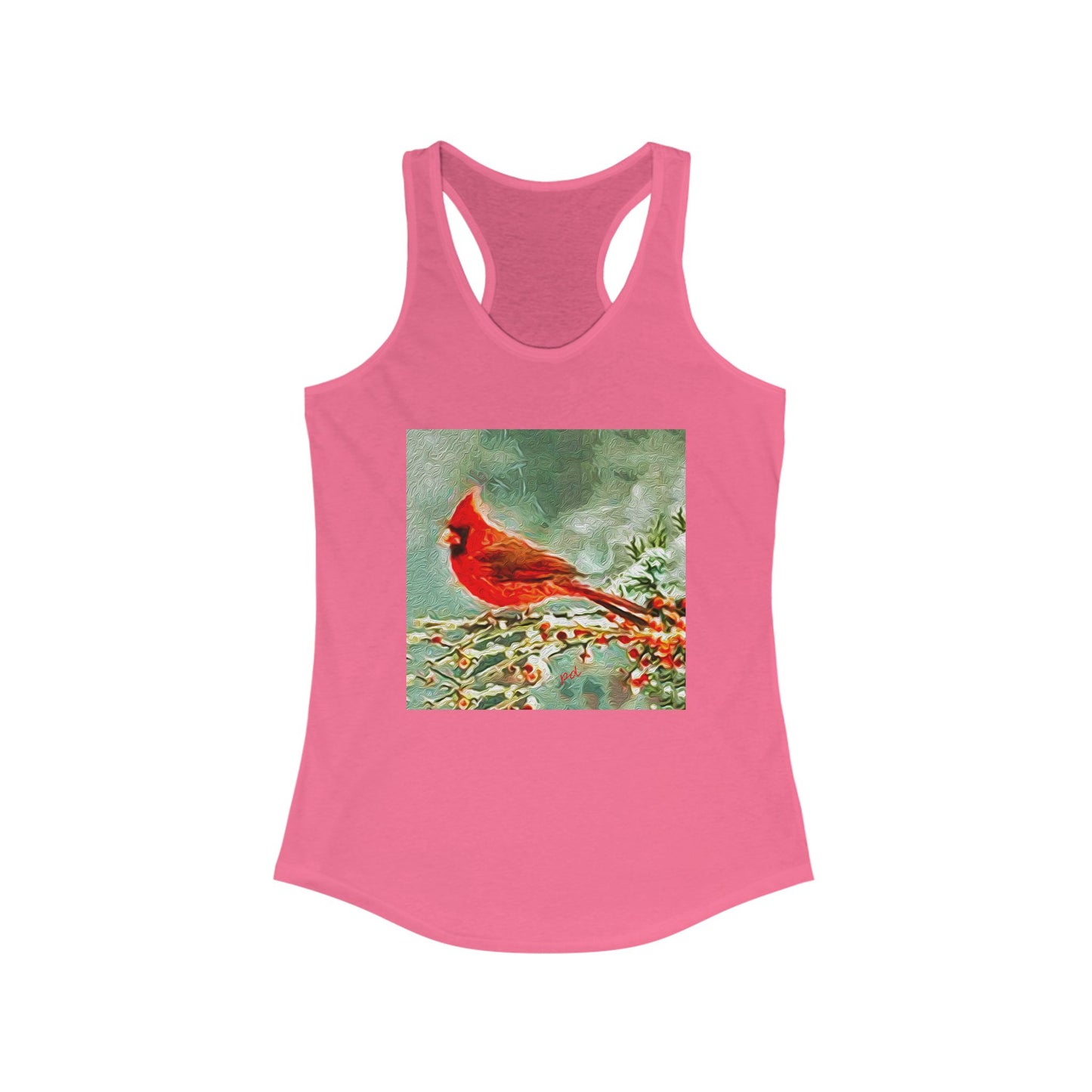 Winter Cardinal -- Women's Racerback Tank