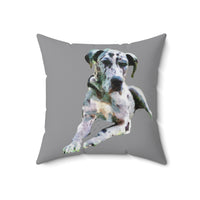 Harlequin Great Dane 'Leonid' Spun Polyester Throw Pillow