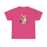 Welsh Corgie Puppy - Unisex Heavy Cotton Tee