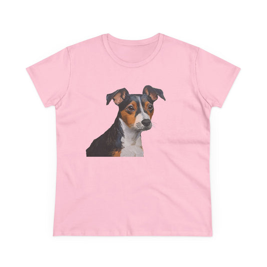Teddy Roosevelt Terrier - Women's Midweight Cotton Tee