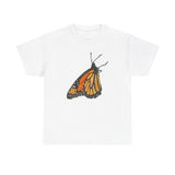 Monarch Butterfly 'Ann Butterfly' Unisex Heavy Cotton Tee