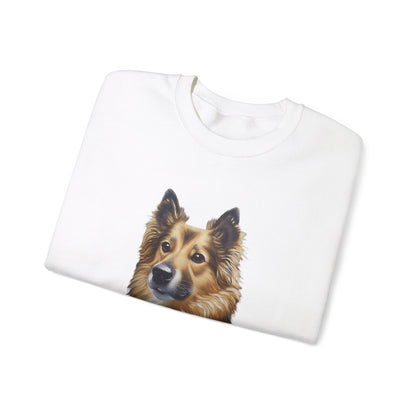 Icelandic Sheepdog Unisex 50/50 Crewneck Sweatshirt