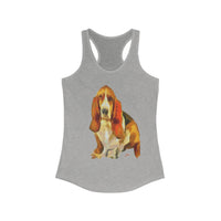 Basset Hound 'Lautrec'  Women's Racerback Tank