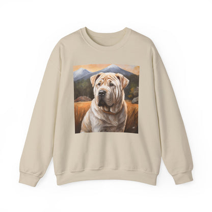 Chinese Shar-Pei Unisex 50/50 Crewneck Sweatshirt