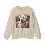 Chinese Shar-Pei Unisex 50/50 Crewneck Sweatshirt