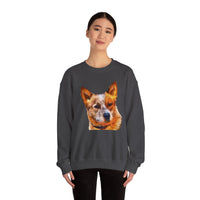 Red Heeler - Australian Cattle Dog - Unisex 50/50 Crewneck Sweatshirt