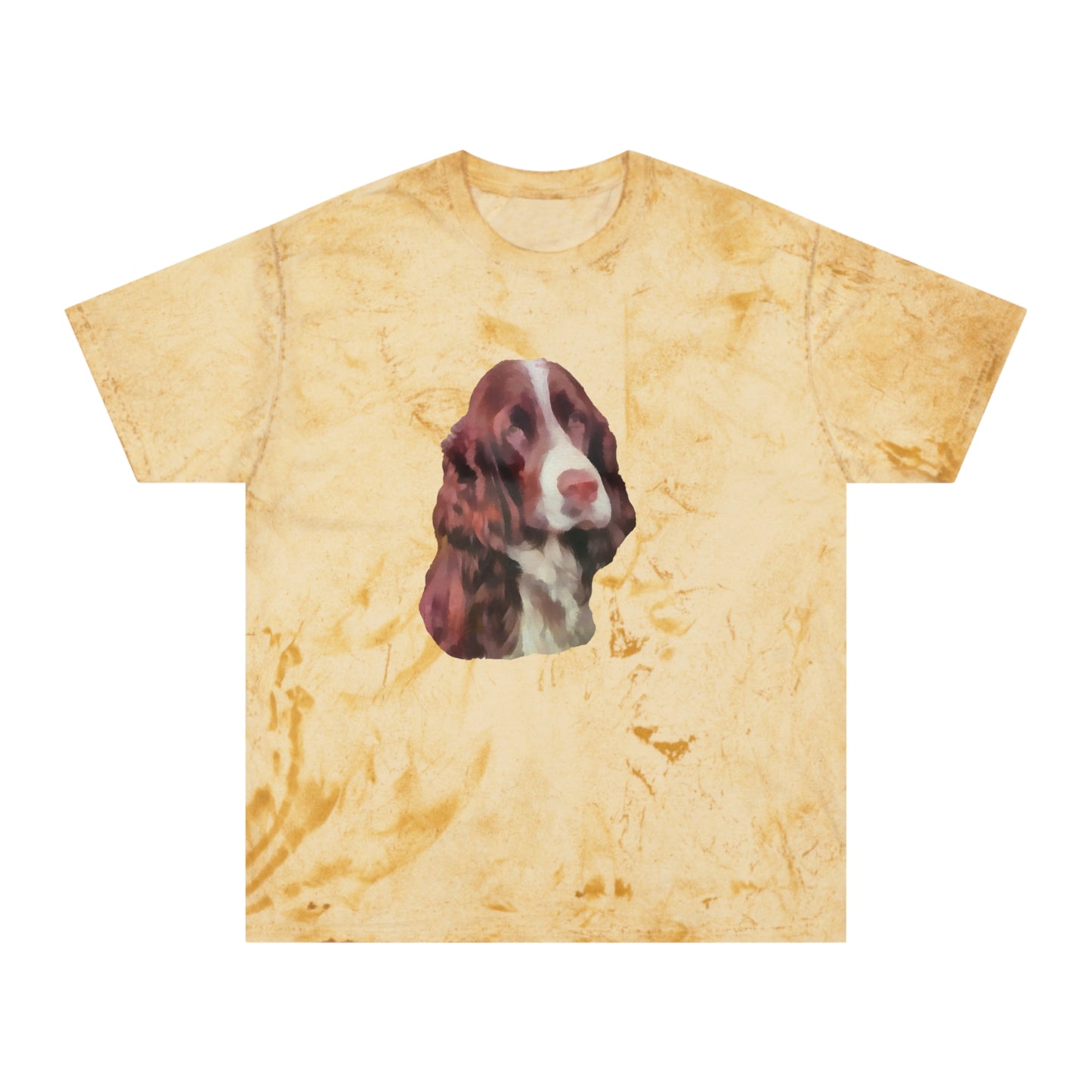 English Springer Spaniel Unisex Cotton Color Blast T-Shirt