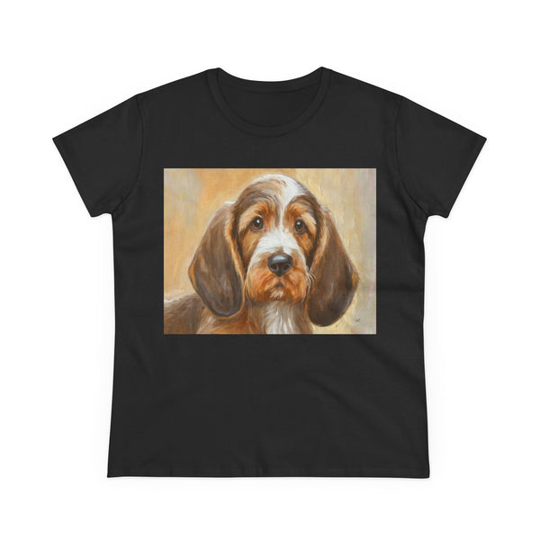 Basset Fauve de Bretagne Women's Midweight Cotton Tee