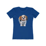 Shih-Tzu -  Women's Slim Fit Ringspun Cotton T-Shirt