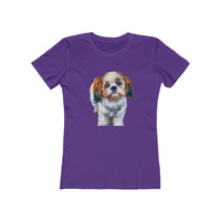 Shih-Tzu -  Women's Slim Fit Ringspun Cotton T-Shirt