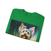 Yorkie #3 50/50 Crewneck Sweatshirt