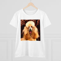 Poodle Women's Midweight Cotton Tee