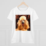 Poodle Women's Midweight Cotton Tee