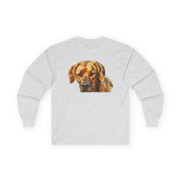 Rhodesian Ridgeback 'Zulu' Unisex Cotton Long Sleeve Tee