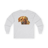 Rhodesian Ridgeback 'Zulu' Unisex Cotton Long Sleeve Tee