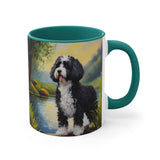 Cheerful Portuguese Water Dog Ceramic Mug