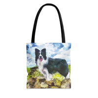Border Collie 'Andrew' Tote Bag