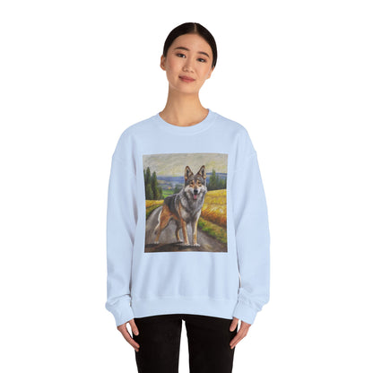 Czechoslovakian Vlcak -Unisex 50/50 Crewneck Sweatshirt