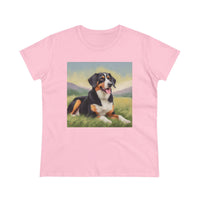 Entlebucher Mountain Dog Women's Soft Cotton Tee