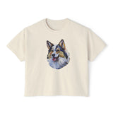 Alaskan Klee Kai Women's Oversized Boxy Tee