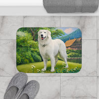 Hungarian Kuvasz Bathroom Rug Mat